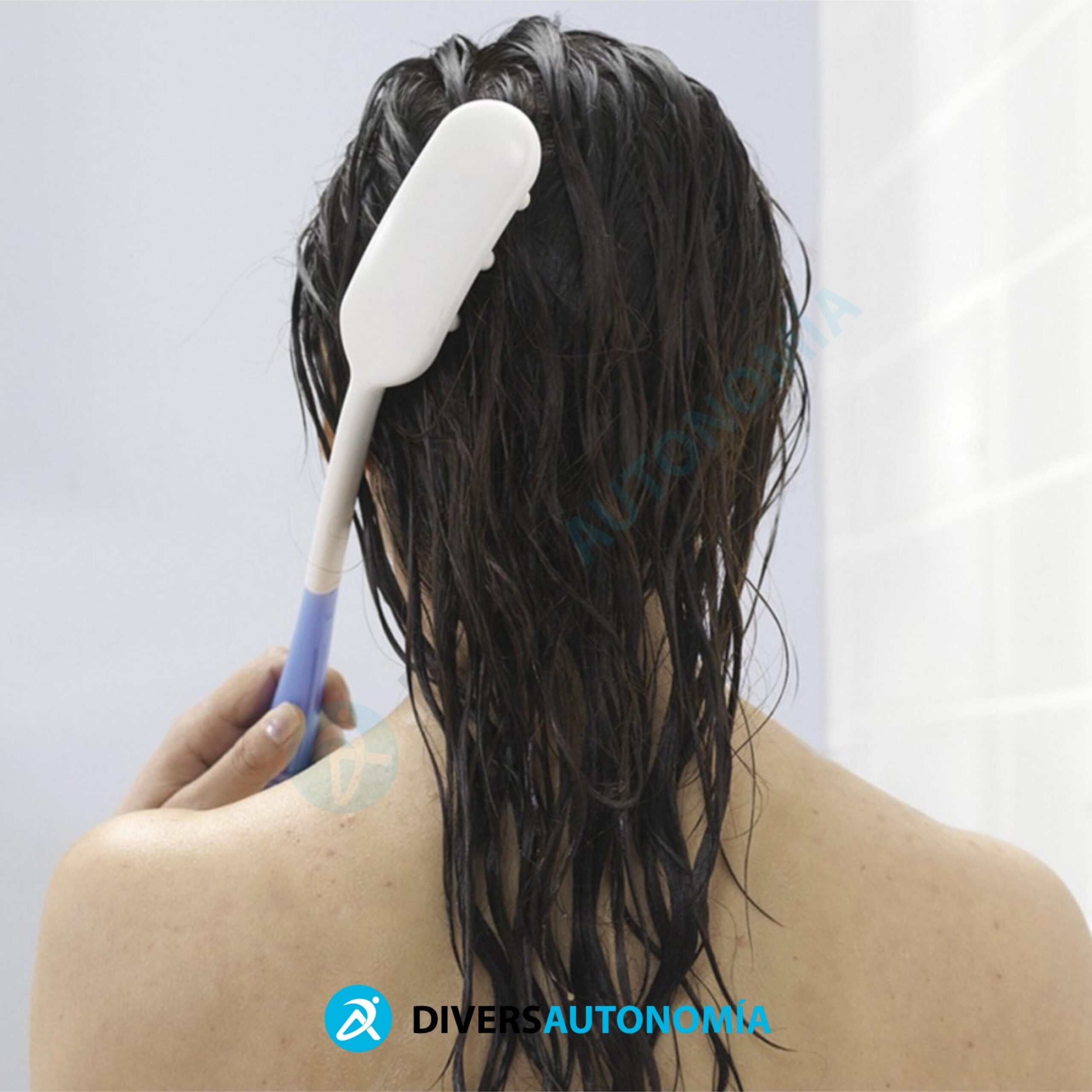 Cepillo ergonómico para aplicar champú en el pelo 36CM - Imagen 2