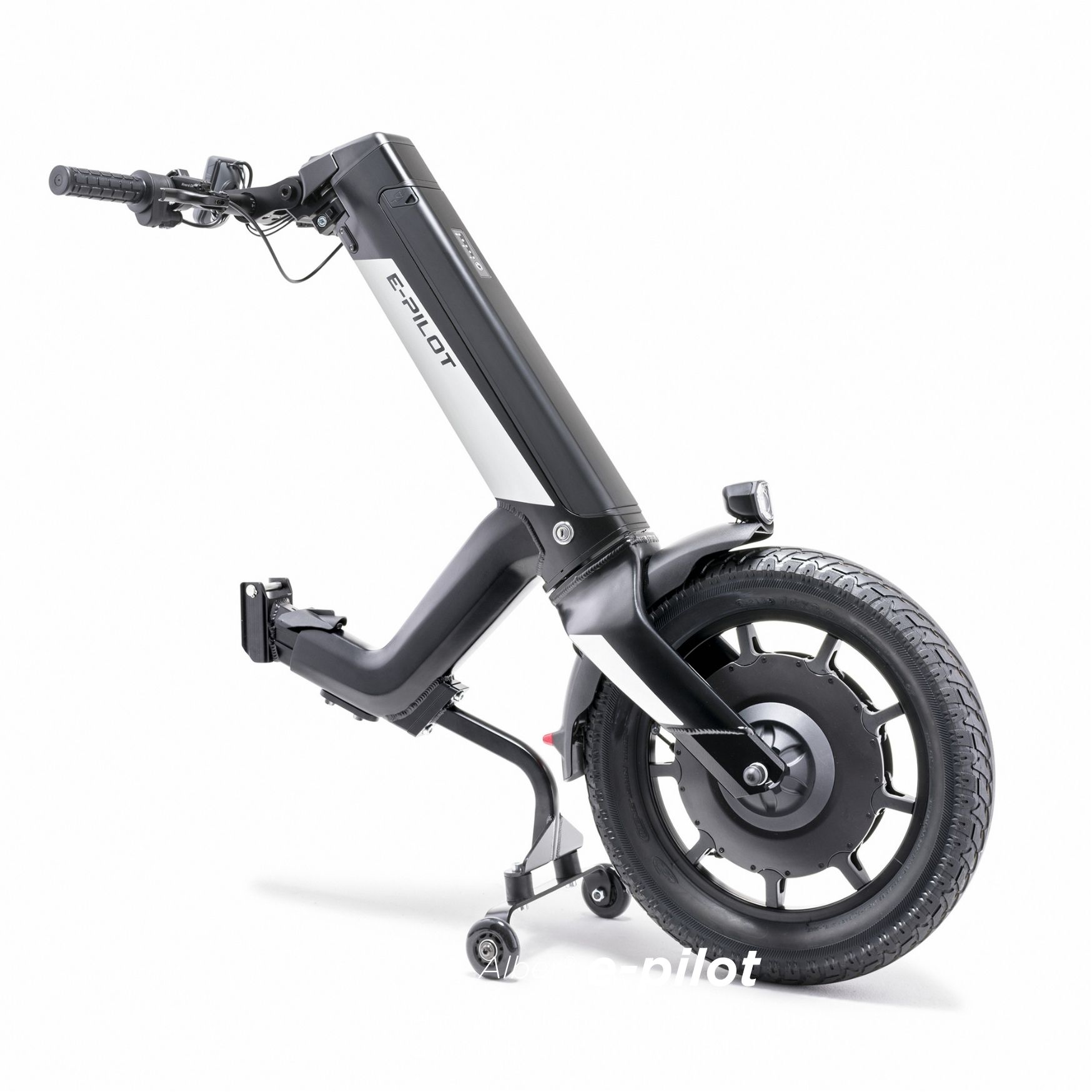 Invacare Alber e-pilot | Handbike eléctrica frontal para silla de ruedas – rueda 16″, hasta 50 km de autonomía - Imagen 2