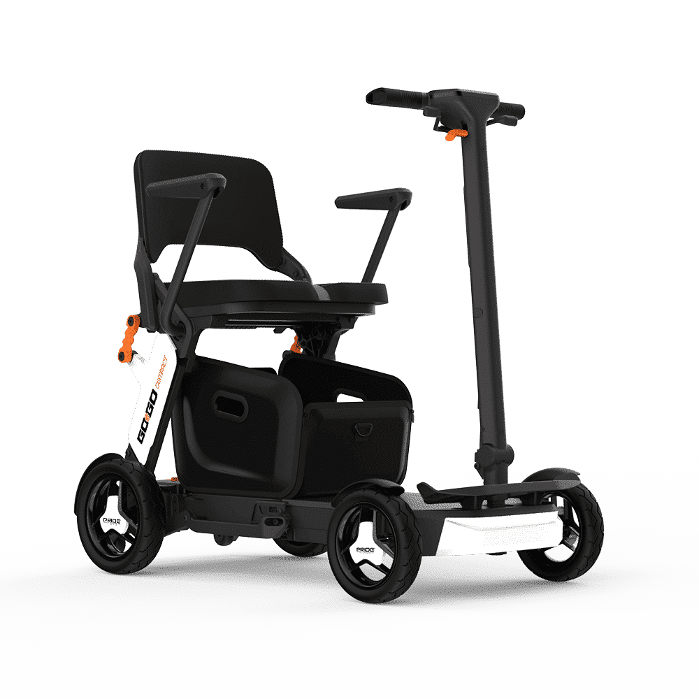 Scooter eléctrico plegable Pride Go Go Compact ligero y compacto